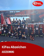 Artikelvorschaubild Kinderfeuerwehr rockt das Kifeu-Abzeichen!
